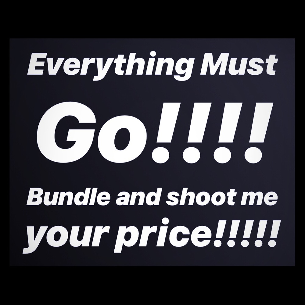 Bundle and shoot your price!!!!!